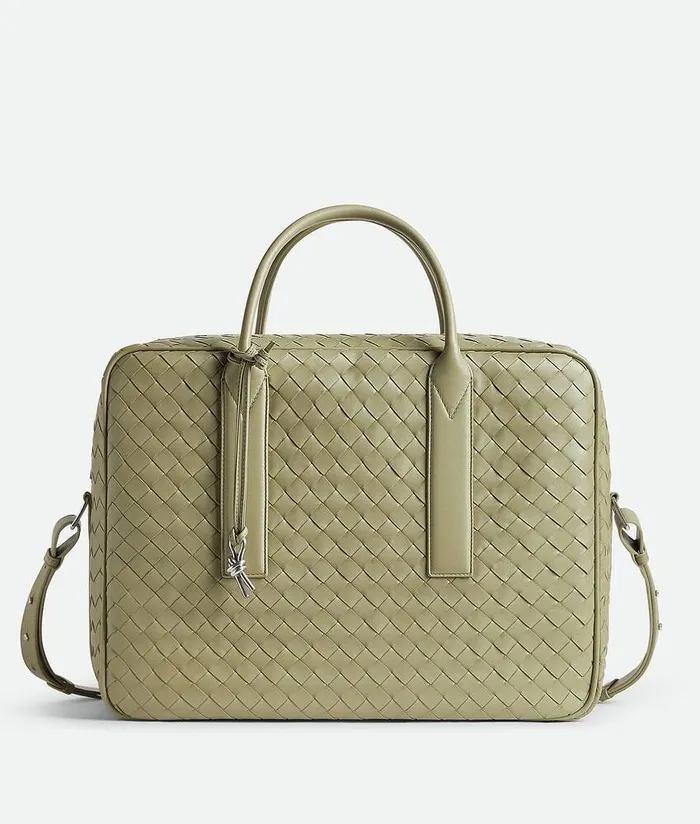 Women Bottega Veneta Travel Bags Getaway Weekender Travertine