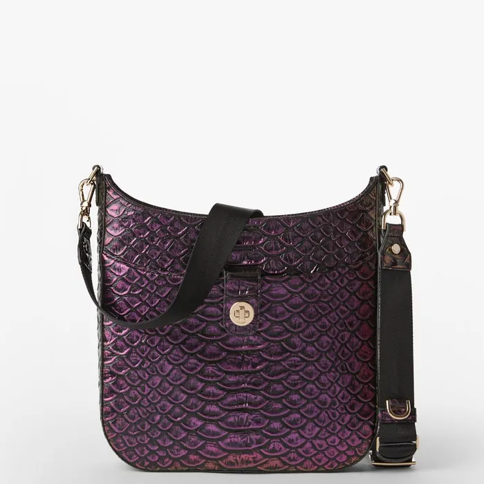 Women Brahmin Crossbodies Leia Passion Purple Excelsior