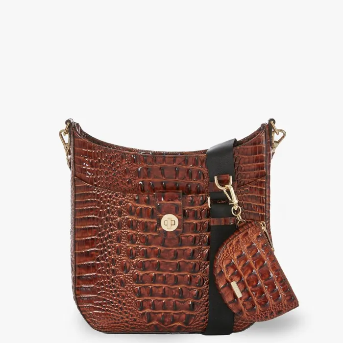 Women Brahmin Crossbodies Leia Timeless Taupe Ombre Melbourne