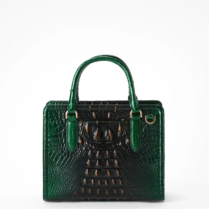 Women Brahmin Satchels Cami Evergreen Ombre Women Brahmin Satchels Cami Evergreen Ombre