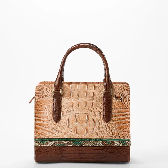 Women Brahmin Satchels Cami Honey Brown Devonshire Women Brahmin Satchels Cami Honey Brown Devonshire