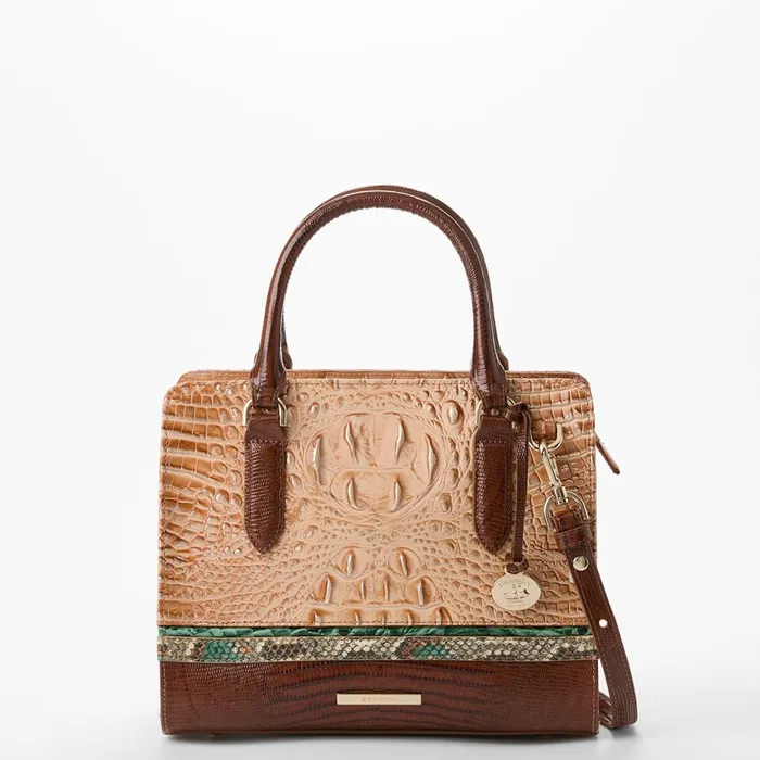 Women Brahmin Satchels Cami Honey Brown Devonshire Women Brahmin Satchels Cami Honey Brown Devonshire