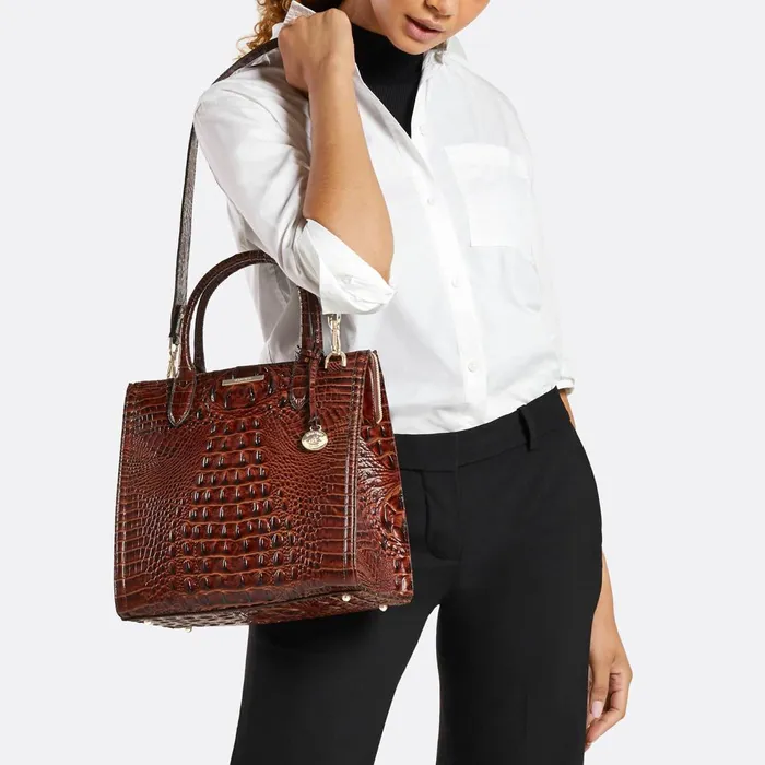 Women Brahmin Satchels Caroline Chestnut Marana Women Brahmin Satchels Caroline Chestnut Marana