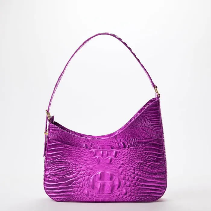 Women Brahmin Shoulder Bags Abbott Deep Fuschia Women Brahmin Shoulder Bags Abbott Deep Fuschia
