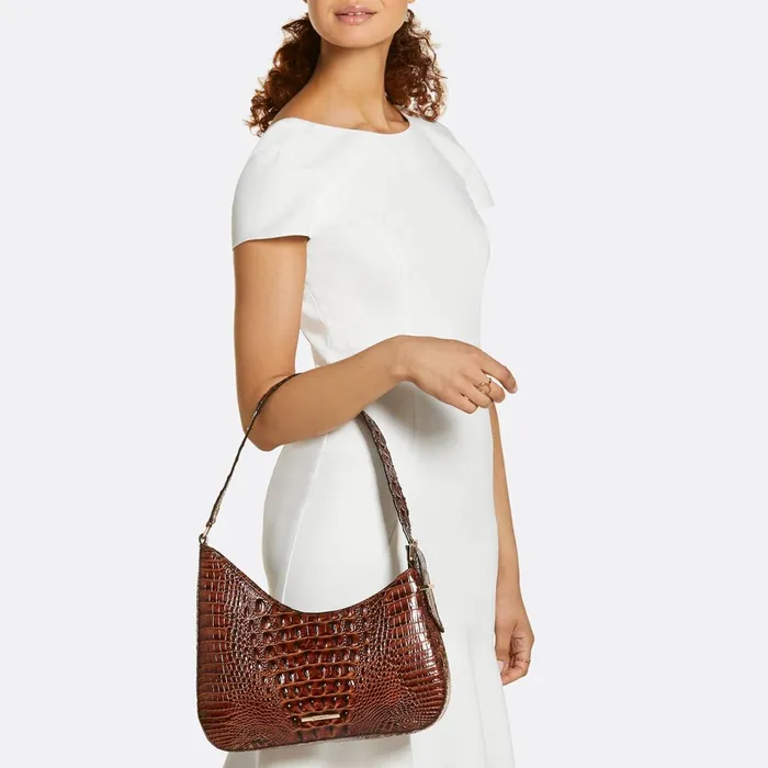 Women Brahmin Shoulder Bags Abbott Deep Fuschia Women Brahmin Shoulder Bags Abbott Deep Fuschia