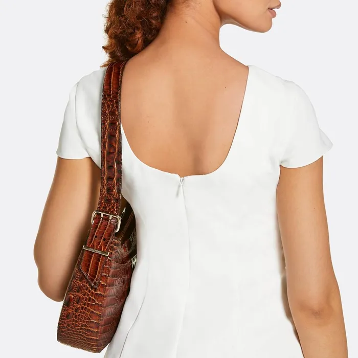 Women Brahmin Shoulder Bags Abbott Deep Fuschia Women Brahmin Shoulder Bags Abbott Deep Fuschia