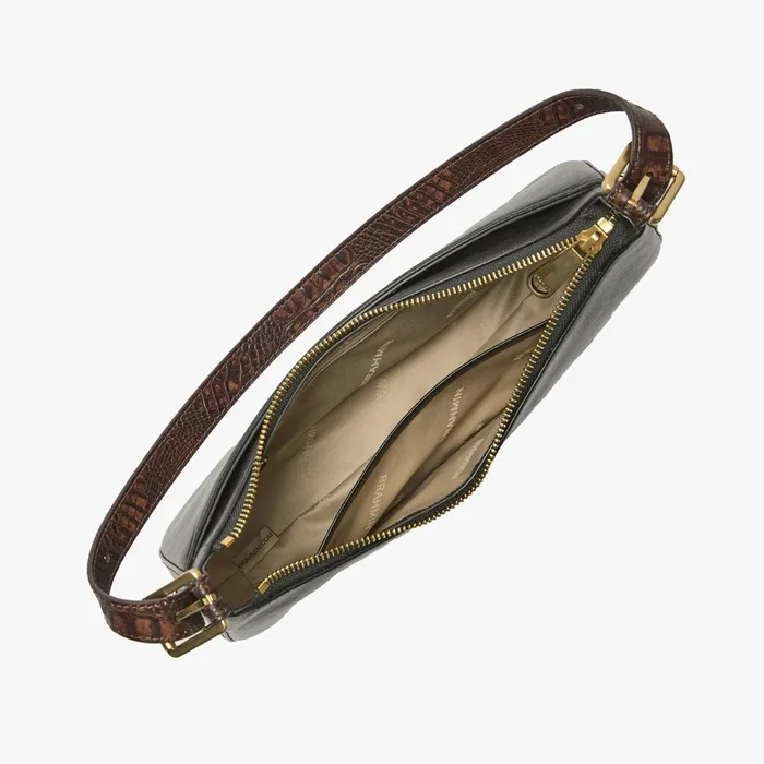 Women Brahmin Shoulder Bags Kyrie Black Tuscan Women Brahmin Shoulder Bags Kyrie Black Tuscan