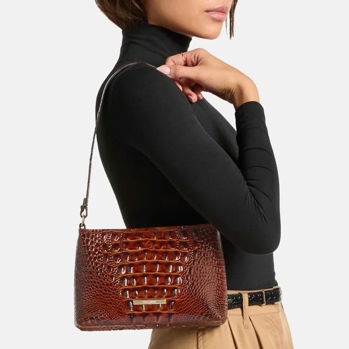 Women Brahmin Shoulder Bags Lorelei Twilight Blue Ombre Women Brahmin Shoulder Bags Lorelei Twilight Blue Ombre