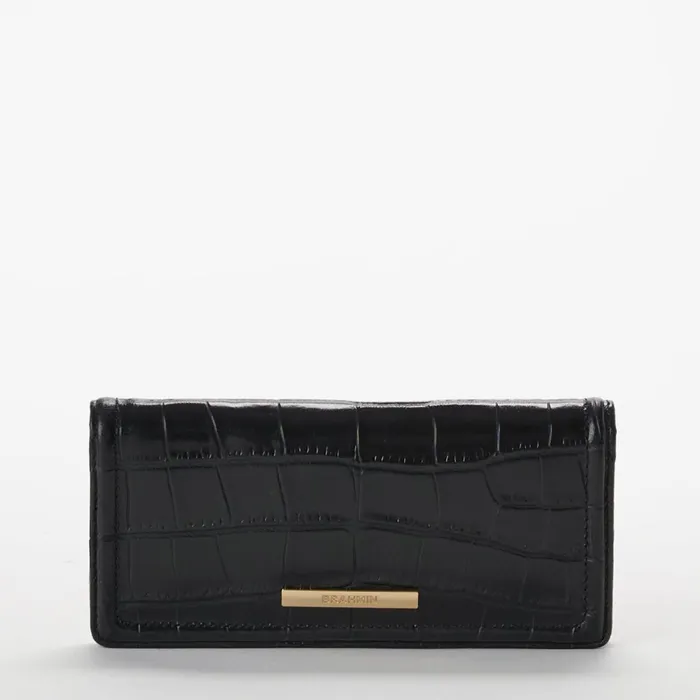 Women Brahmin Wallets and Wristlets Ady Wallet Black Bedford