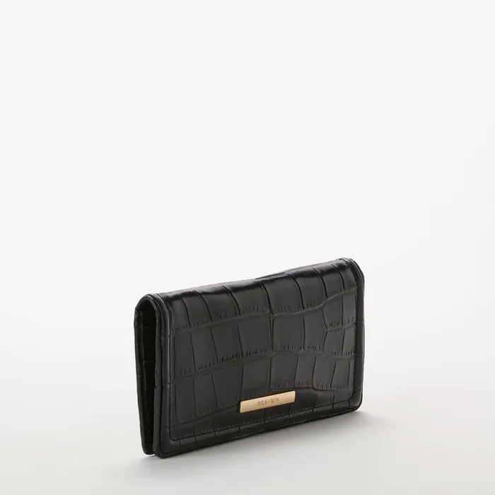 Women Brahmin Wallets and Wristlets Ady Wallet Black Bedford Women Brahmin Wallets and Wristlets Ady Wallet Black Bedford