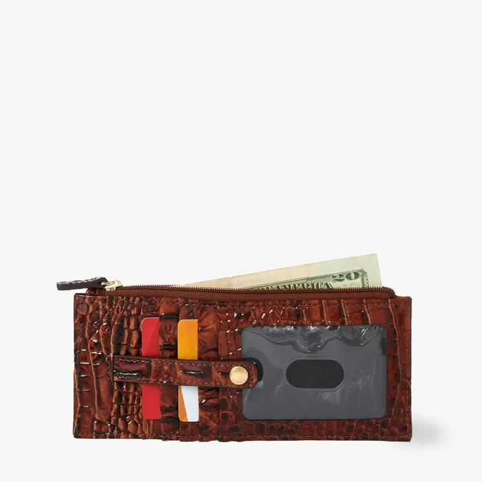 Women Brahmin Wallets and Wristlets Credit Card Wallet Voltage Violet Women Brahmin Wallets and Wristlets Credit Card Wallet Voltage Violet