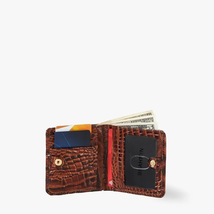 Women Brahmin Wallets and Wristlets Jane Black Hematite Women Brahmin Wallets and Wristlets Jane Black Hematite