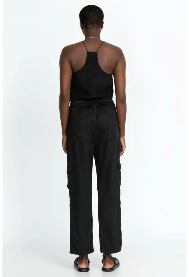 Women Cargo Pant Black Johnny Was Bottoms