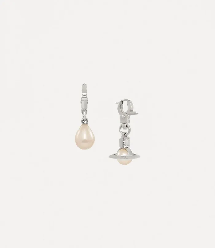 Women Claude Earrings Platinumcreamrosepearl Vivienne Westwood Earrings