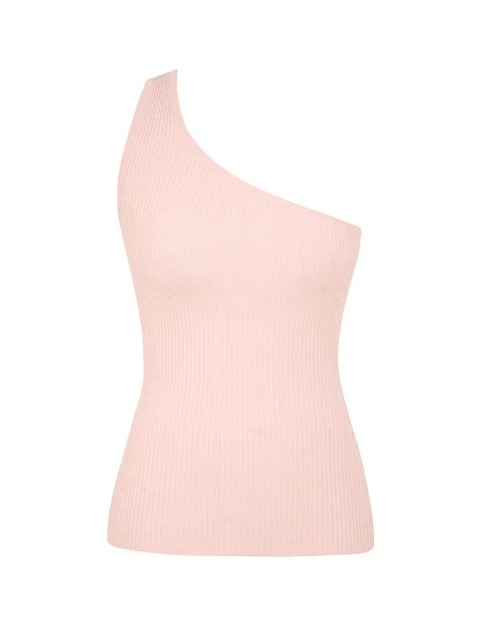 Women Clothing Zimmermann Acacia One Shoulder Top Dusty Pink