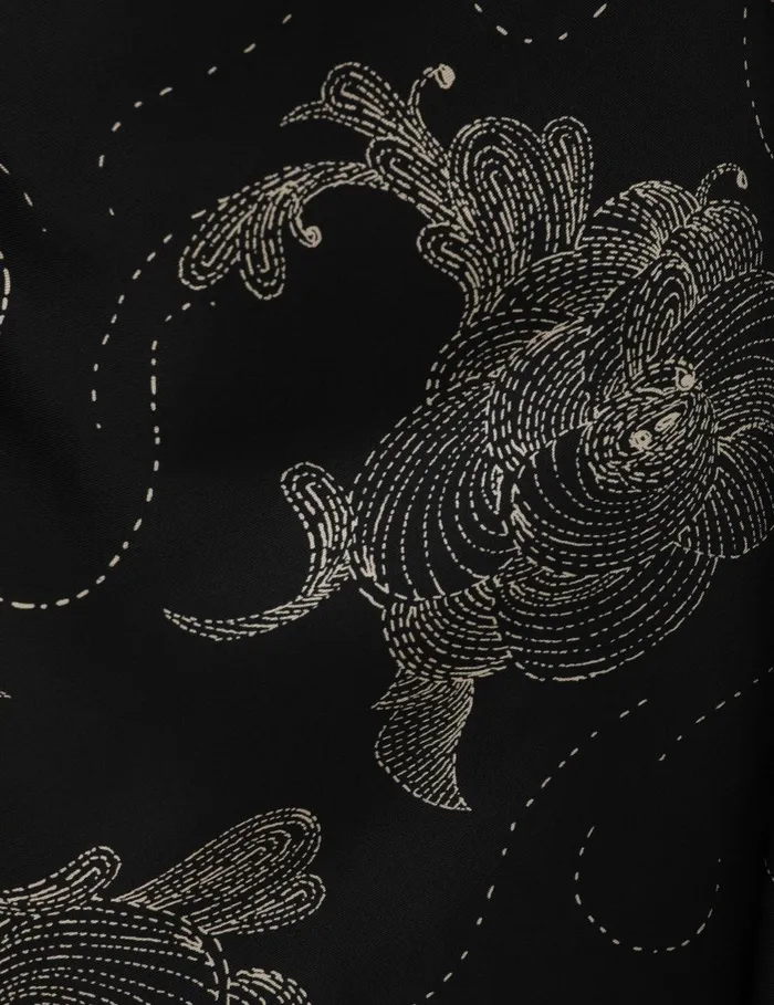Women Clothing Zimmermann Eden Draped Tunic Black Sketch