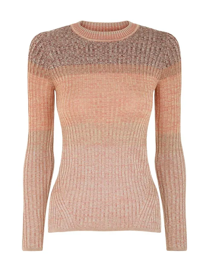 Women Clothing Zimmermann Illustration Mouline Top Pink Multi