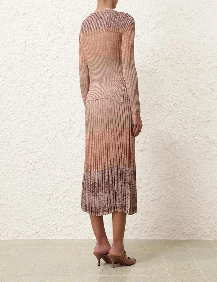 Women Clothing Zimmermann Illustration Mouline Top Pink Multi