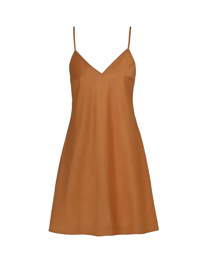 Women Clothing Zimmermann Pop Embroidered Midi Dress Tan