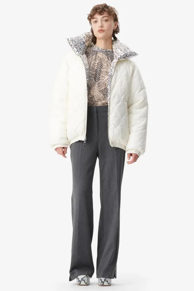 Women Coats and Jackets Lala Berlin Coat Odelie Polyamide Heritage Star Blue