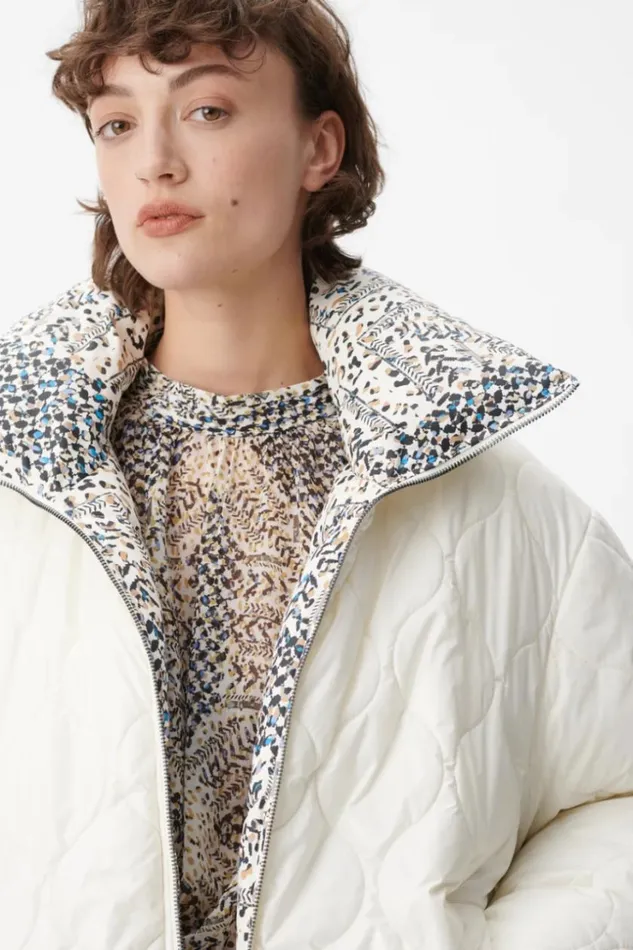 Women Coats and Jackets Lala Berlin Coat Odelie Polyamide Heritage Star Blue Women Coats and Jackets Lala Berlin Coat Odelie Polyamide Heritage Star Blue