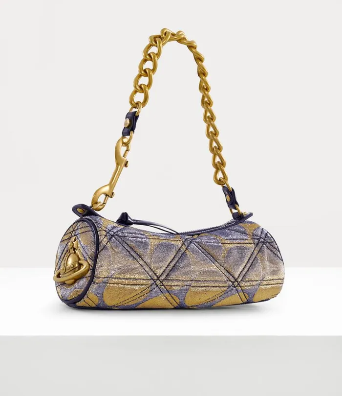 Women Cylinder Cindy Bag Gold Vivienne Westwood Handbags Women Cylinder Cindy Bag Gold Vivienne Westwood Handbags