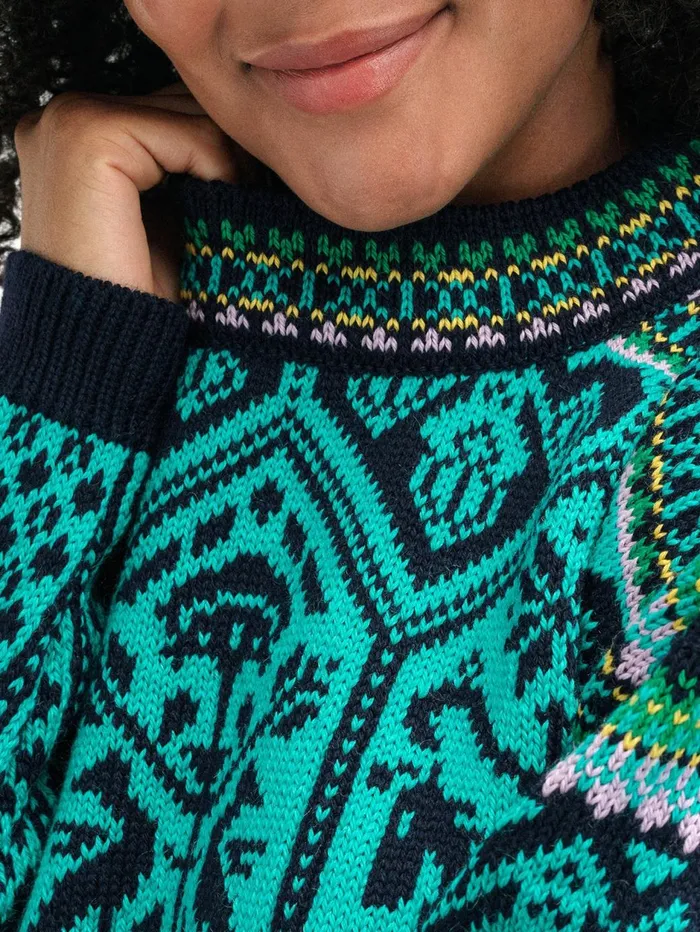 Women Dale Of Norway Round Neck 1994 Lillehammer Sweater