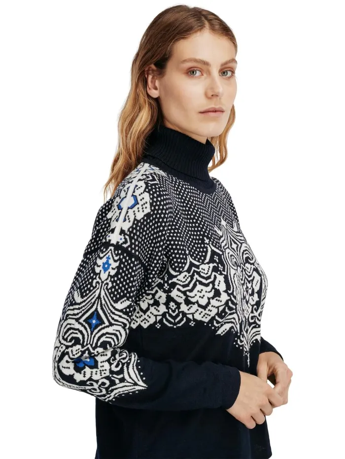 Women Dale Of Norway Turtleneck Rosendal Sweater