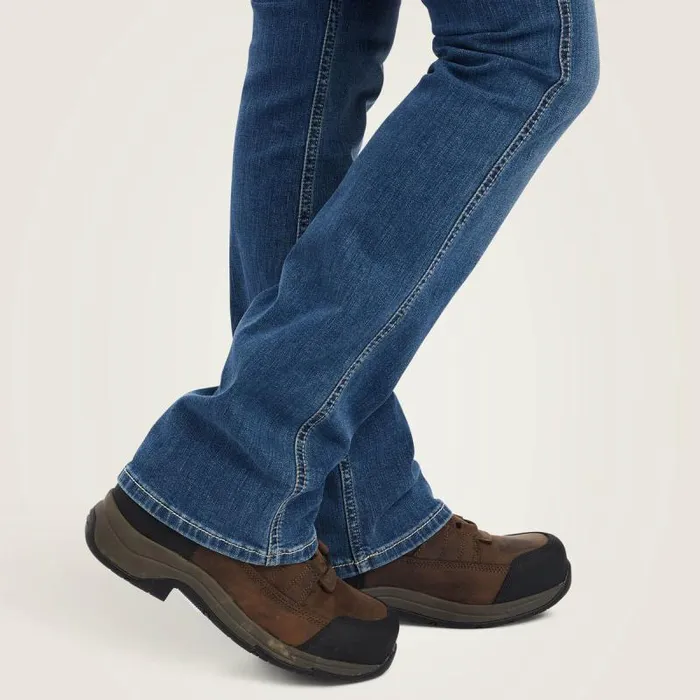 Women Denim Ariat Rebar Riveter Boot Cut Jean Malibu Women Denim Ariat Rebar Riveter Boot Cut Jean Malibu