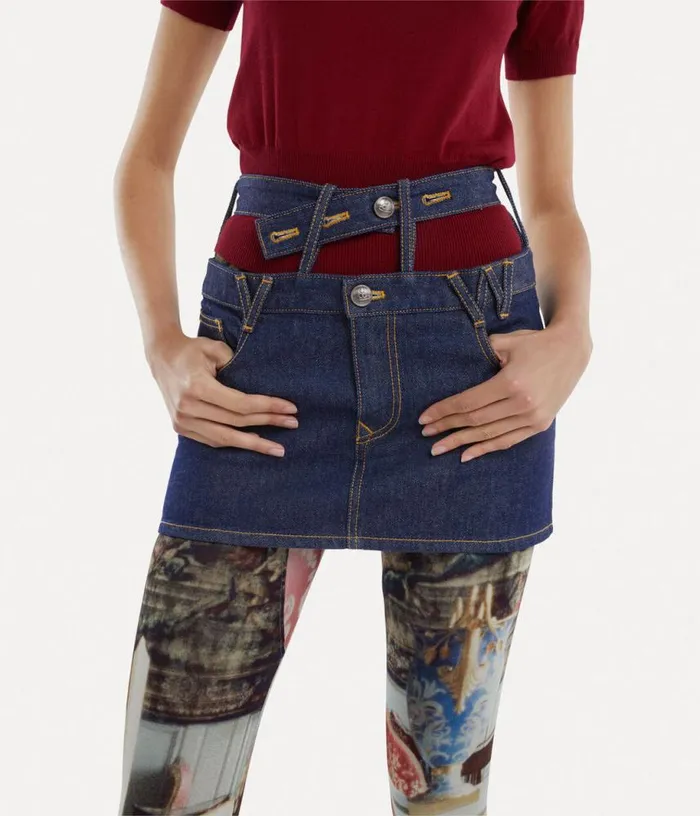 Women Double Waistband Foam Skirt Sunkenorbindigo Vivienne Westwood Skirts Women Double Waistband Foam Skirt Sunkenorbindigo Vivienne Westwood Skirts