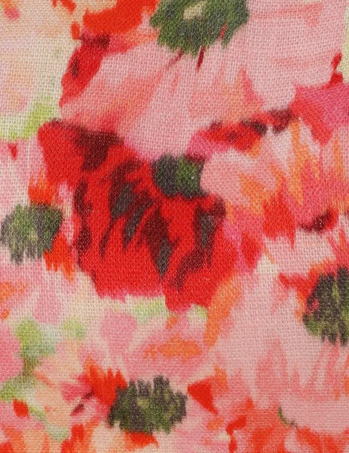 Women Dresses and Coverups Zimmermann Lightburst Cut Out Mini Dress Red Floral
