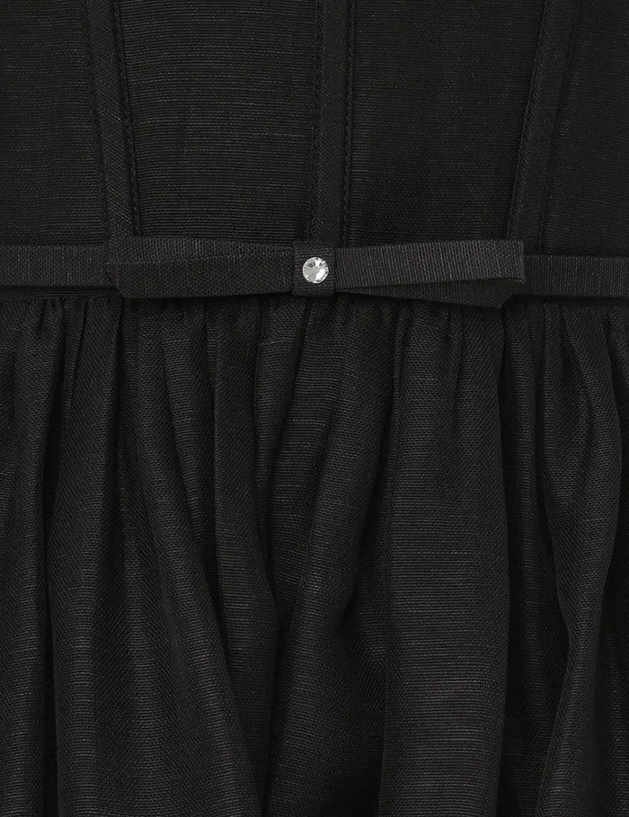 Women Dresses Zimmermann Crush Picnic Midi Dress Black