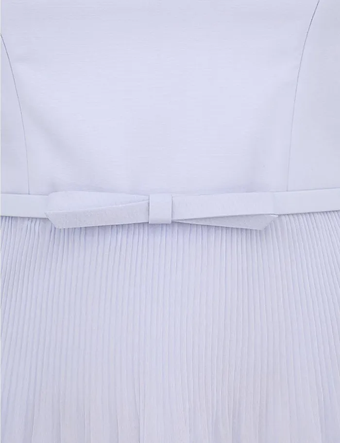 Women Dresses Zimmermann Pleated Frill Mini Dress Light Blue