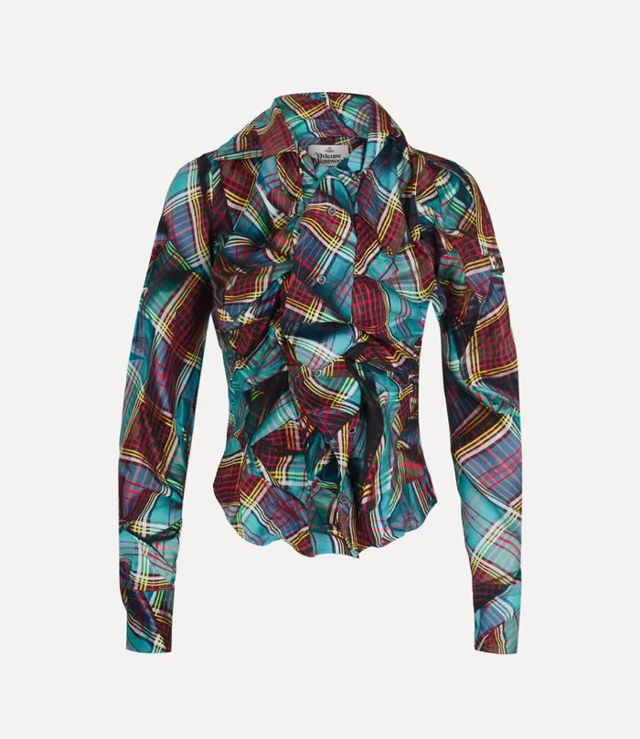 Women Drunken Shirt Multitartan Vivienne Westwood Tops And Shirts