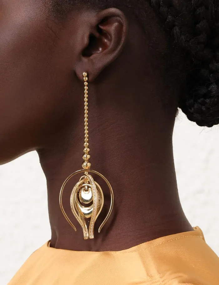 Women Earrings Zimmermann Muse Earrings Gold