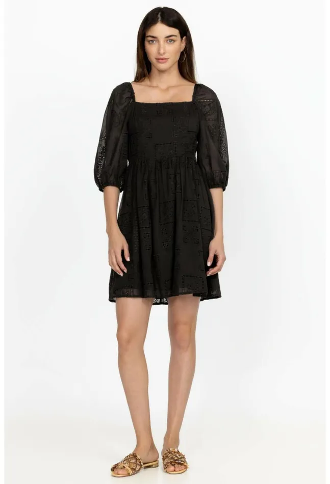 Women Ella Mini Dress Black Johnny Was Dresses