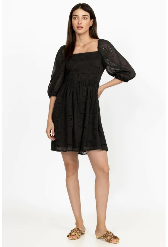 Women Ella Mini Dress Black Johnny Was Dresses