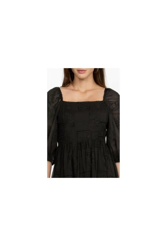 Women Ella Mini Dress Black Johnny Was Dresses