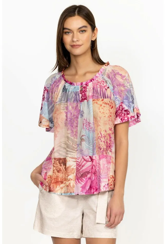 Women Esme Peasant Blouse Bliss Johnny Was Tops