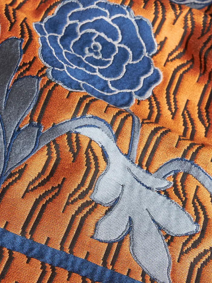 Women Etro Coats And Outerwear Cotton Jacquard Cape Dark Brown Women Etro Coats And Outerwear Cotton Jacquard Cape Dark Brown