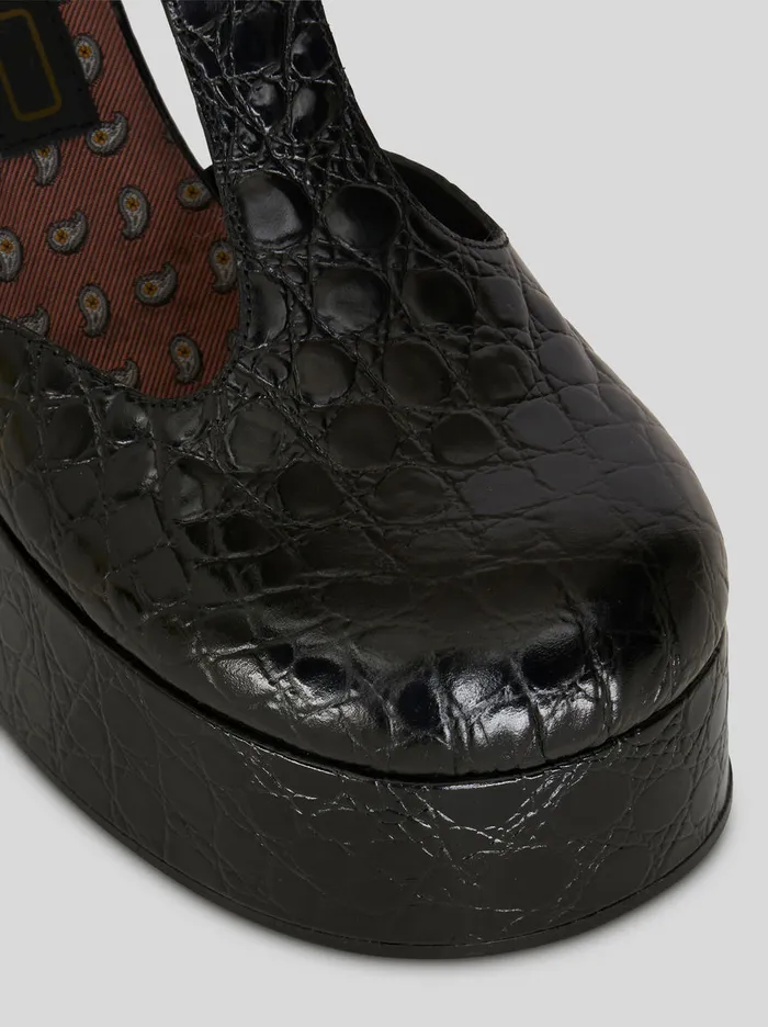 Women Etro Court Shoes Mary Jane Shoes Black