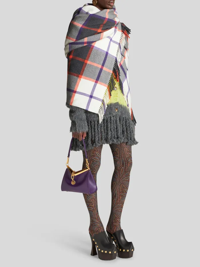 Women Etro Cross Body Bags Small Vela Bag Purple Women Etro Cross Body Bags Small Vela Bag Purple