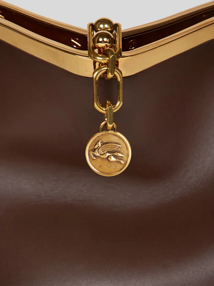 Women Etro Etro Vela Medium Vela Bag With Thread Work Brown Women Etro Etro Vela Medium Vela Bag With Thread Work Brown