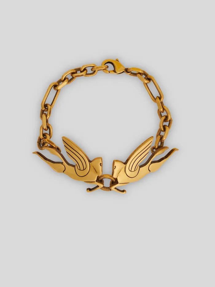 Women Etro Fashion Jewellery Pegaso Bracelet Gold