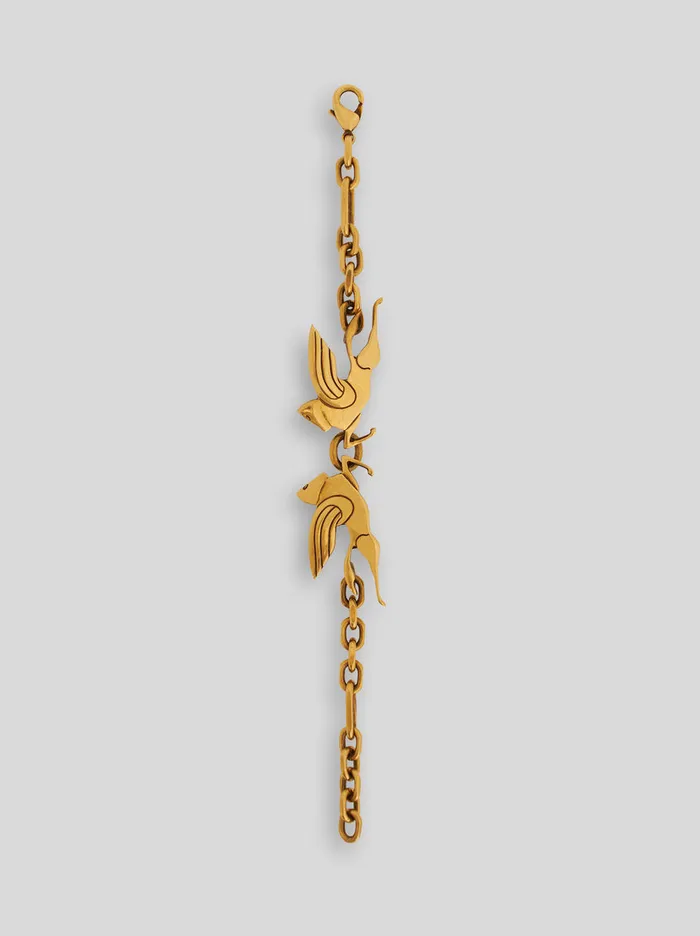 Women Etro Fashion Jewellery Pegaso Bracelet Gold Women Etro Fashion Jewellery Pegaso Bracelet Gold