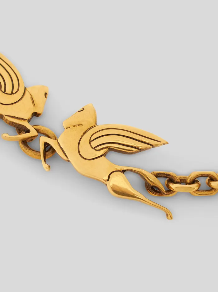 Women Etro Fashion Jewellery Pegaso Bracelet Gold Women Etro Fashion Jewellery Pegaso Bracelet Gold