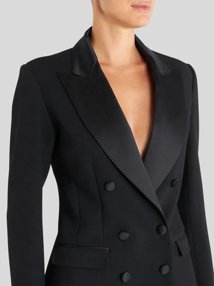 Women Etro Jackets Tailored DoubleBreasted Jacket Black Women Etro Jackets Tailored DoubleBreasted Jacket Black