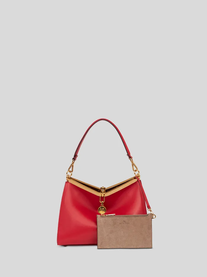 Women Etro Shoulder Bags Medium Vela Bag Red Women Etro Shoulder Bags Medium Vela Bag Red