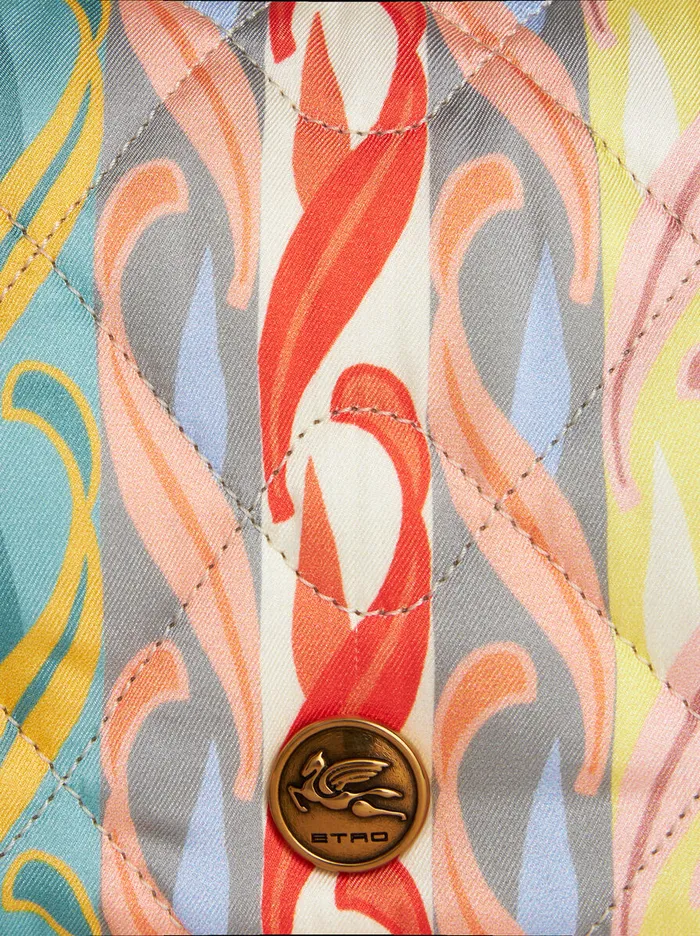 Women Etro Shoulder Bags Printed Small Bond Bag Light Blue