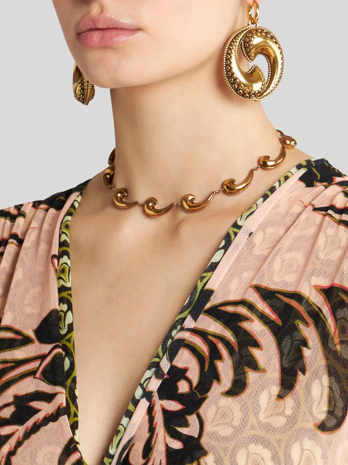 Women Etro Tops Printed Tulle Top Pink Women Etro Tops Printed Tulle Top Pink